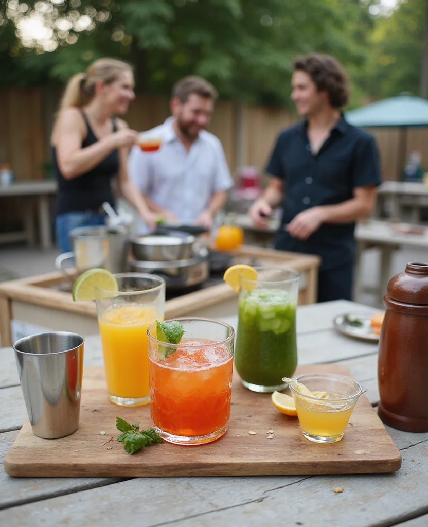 Transform Your Backyard with These 19 DIY Outdoor Kitchen Ideas (Your Friends Will Be Jealous!) - 9. Mini Outdoor Bar