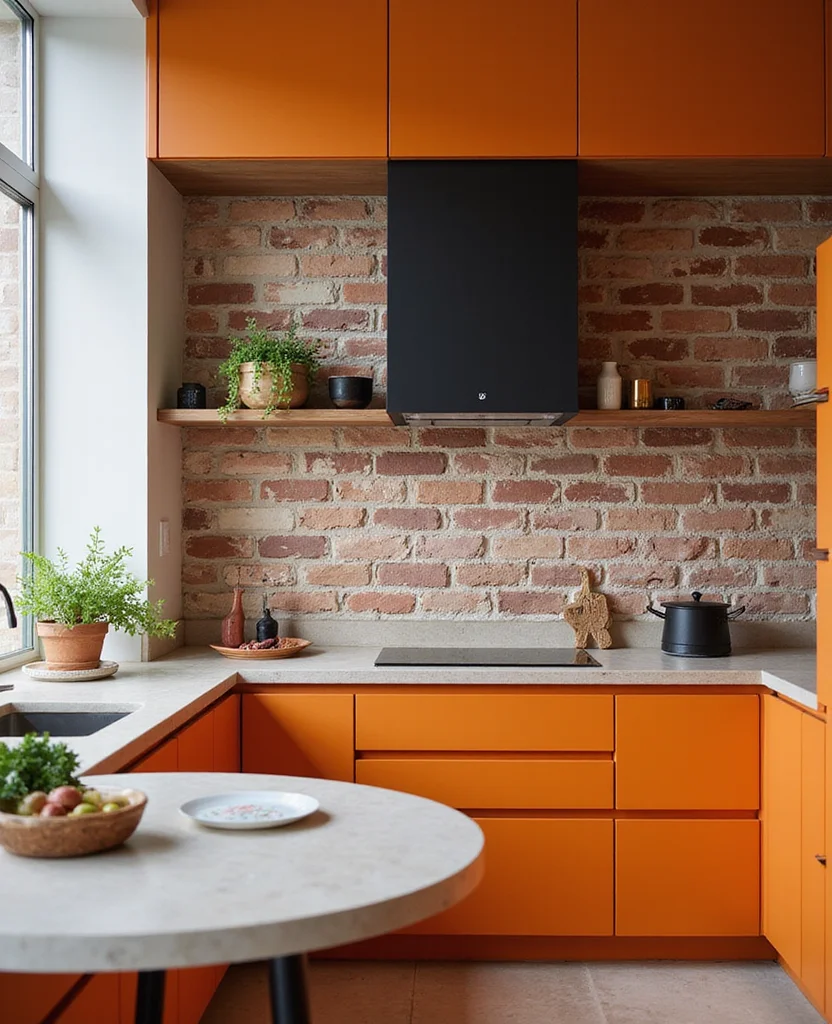Transform Your Kitchen with These 19 Brick Backsplash Ideas (You Won't Believe #12!) - 13. Textured Brick Backsplash