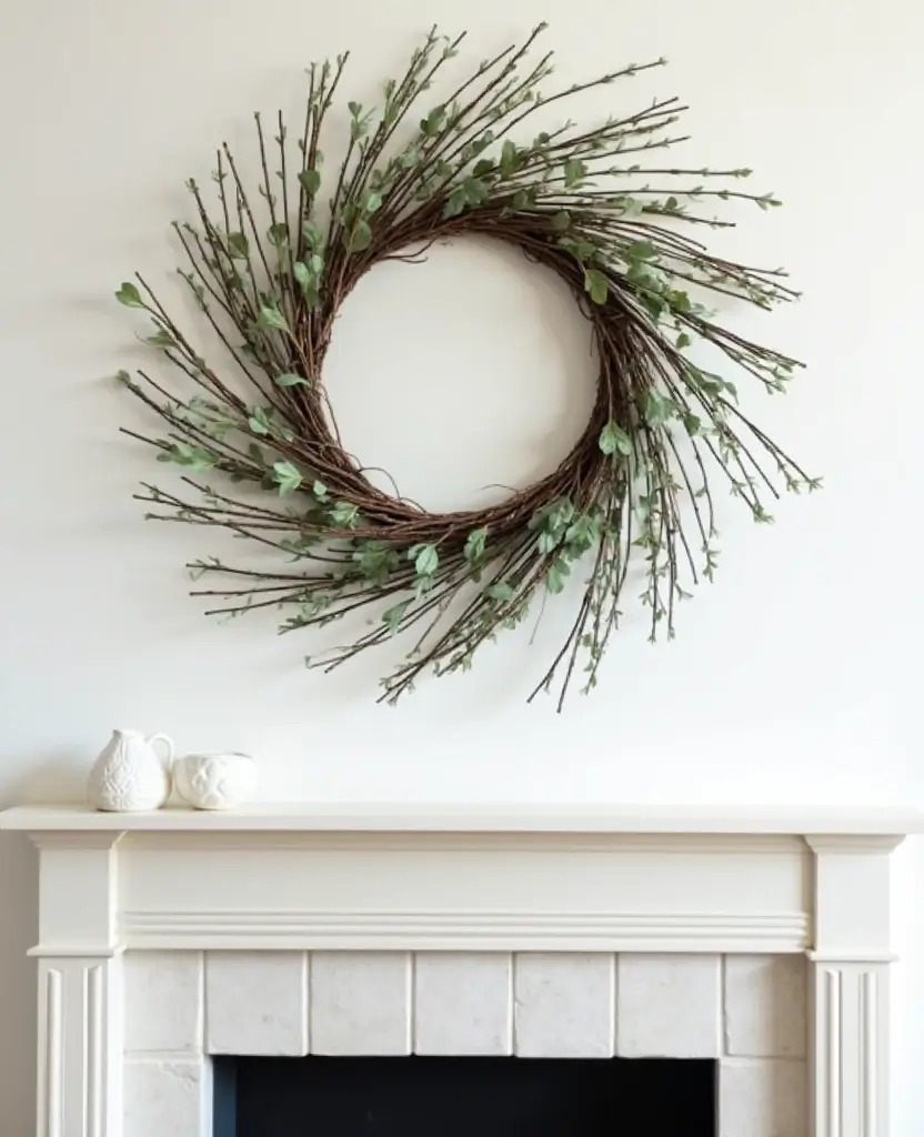 Transform Your Space: 15 Minimalist Yet Glam New Year Decor Trends You Can't Miss! - 11. Minimalist Holiday Wreaths