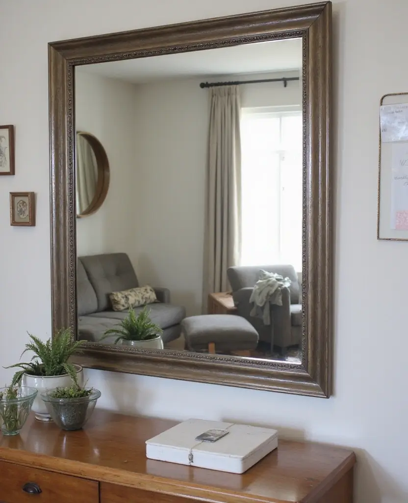 Transform Your Space: 15 Minimalist Yet Glam New Year Decor Trends You Can't Miss! - 12. Statement Mirrors