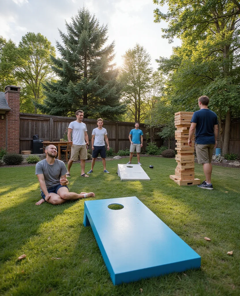 Transform Your Space: 19 California Backyard Ideas That'll Wow Your Guests (Wait Until You See #12!) - 13. Playful Backyard Games