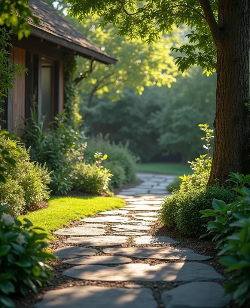 Transform Your Space: 19 California Backyard Ideas That'll Wow Your Guests (Wait Until You See #12!) - 17. Charming Garden Pathways