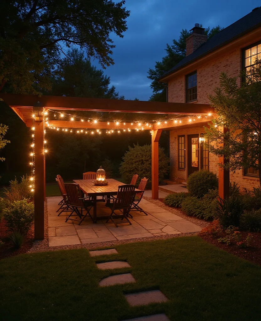 Transform Your Space: 19 California Backyard Ideas That'll Wow Your Guests (Wait Until You See #12!) - 19. Unique Lighting Solutions