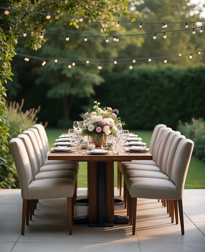 Transform Your Space: 19 California Backyard Ideas That'll Wow Your Guests (Wait Until You See #12!) - 2. Chic Outdoor Dining Area