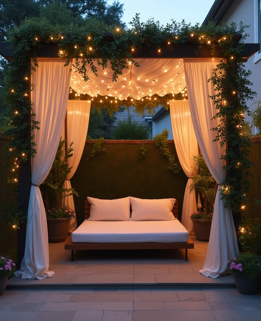 Transform Your Space: 19 California Backyard Ideas That'll Wow Your Guests (Wait Until You See #12!) - 4. Stylish Canopy or Pergola
