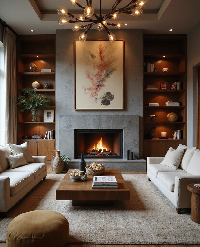 Transform Your Space: 19 Cozy Living Room Ideas for Small Apartments You’ll LOVE! - 15. Create a Focal Point