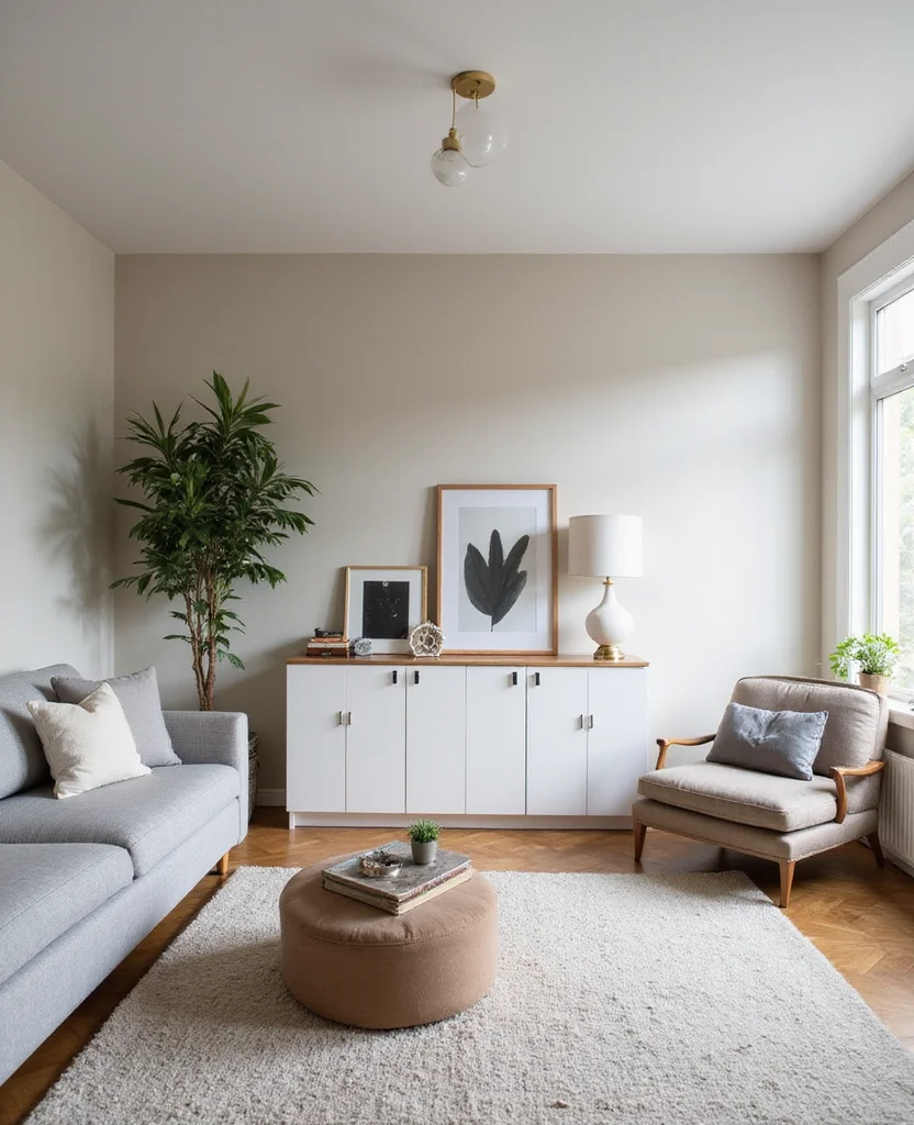 Transform Your Space: 19 Cozy Living Room Ideas for Small Apartments You’ll LOVE! - 18. Minimalist Approach