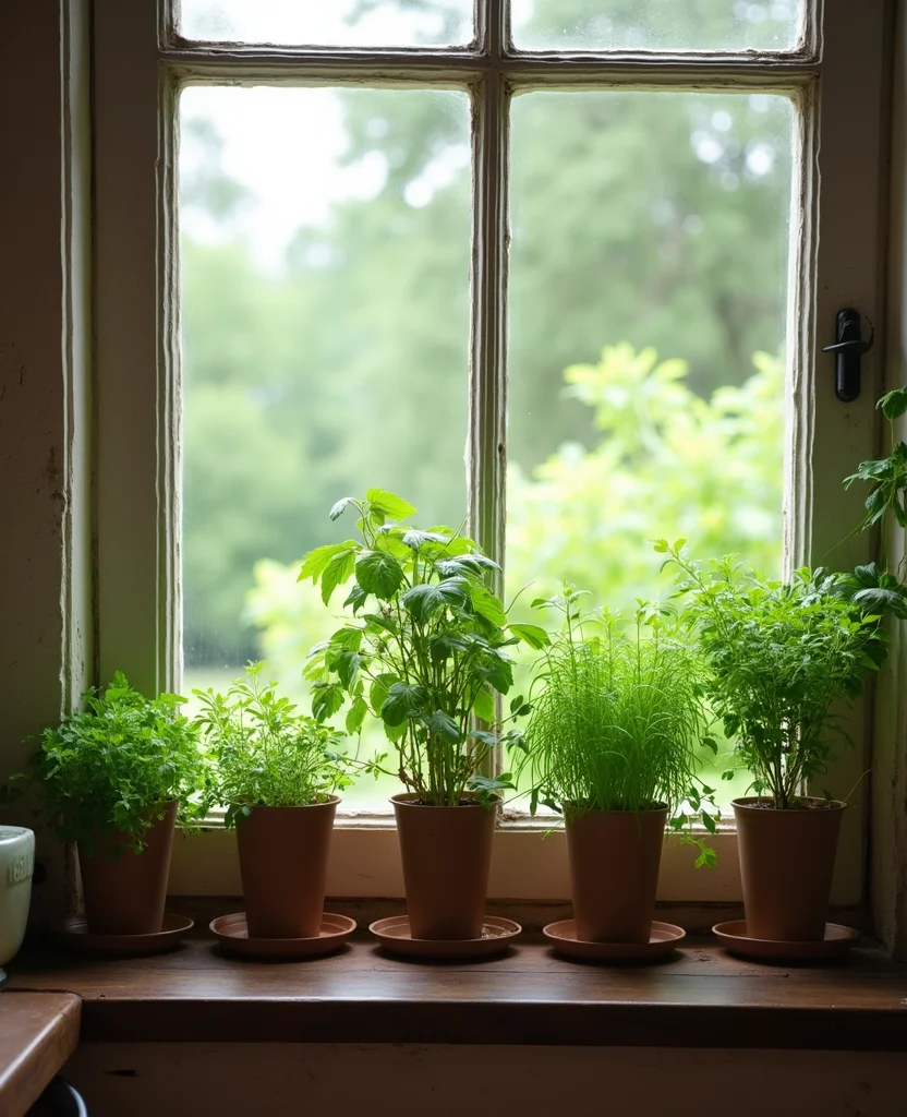 Transform Your Space: 19 Cozy Rustic Kitchen Designs You Can't Resist! - 12. Indoor Herb Gardens