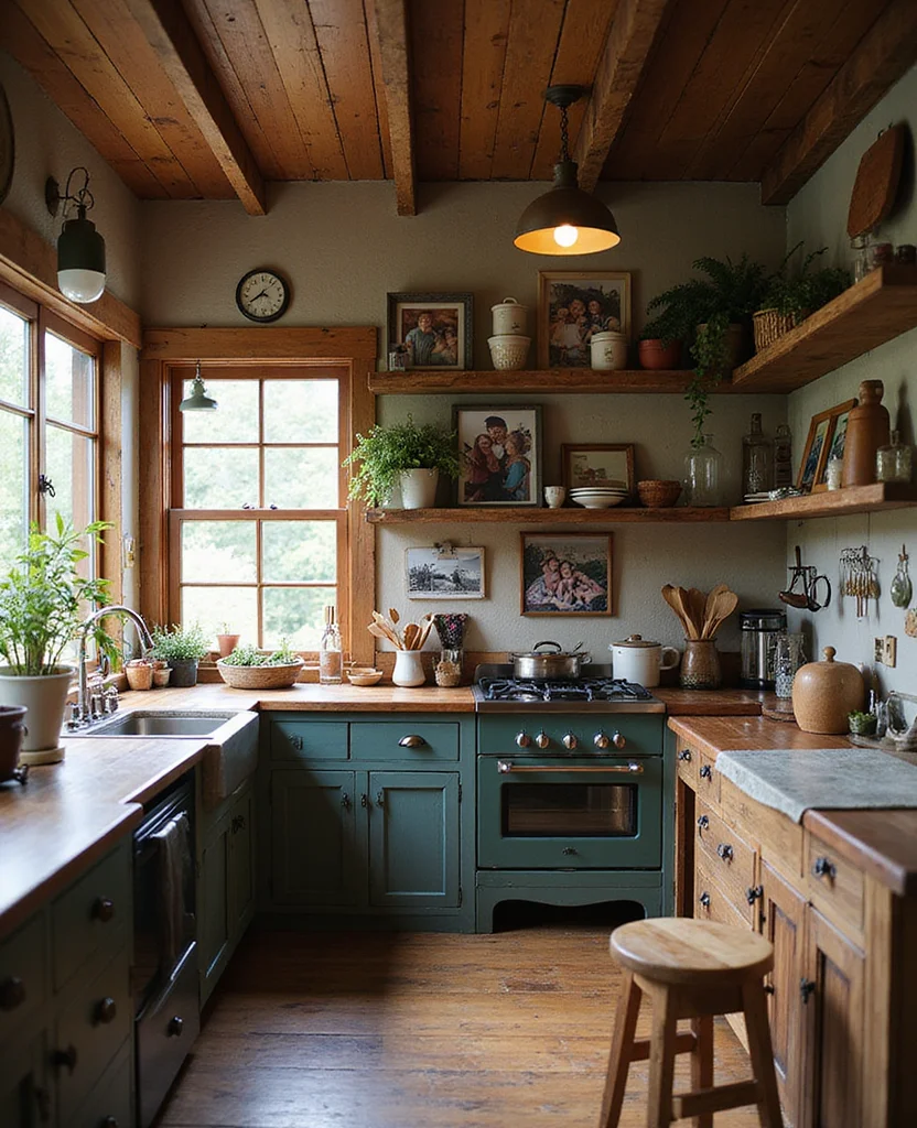 Transform Your Space: 19 Cozy Rustic Kitchen Designs You Can't Resist! - 19. Personal Touches