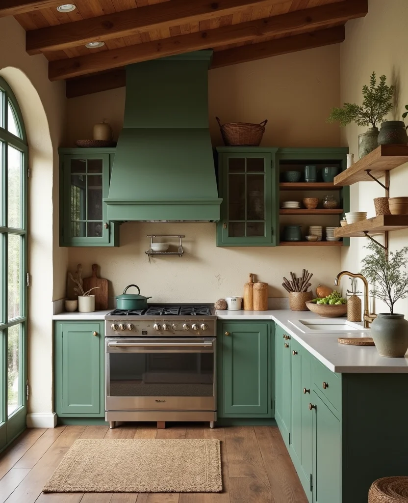 Transform Your Space: 19 Cozy Rustic Kitchen Designs You Can't Resist! - 3. Earthy Color Palettes