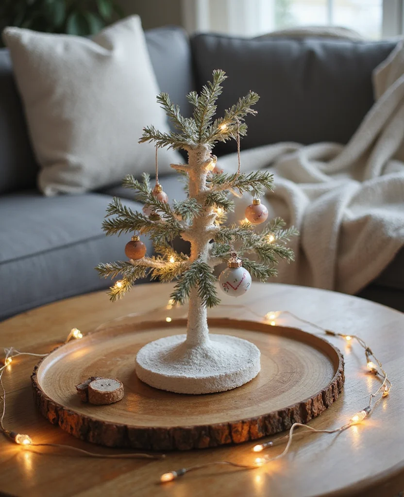 Transform Your Space: 19 Holiday Coffee Table Decor Ideas You Need to Try! - 7. DIY Ornament Display