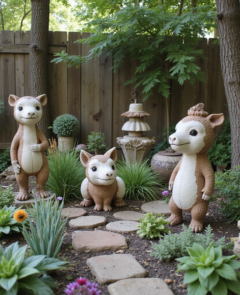 Transform Your Space: 19 Rustic Garden Ideas You’ll Want to Steal ASAP! - 16. Unique Outdoor Art