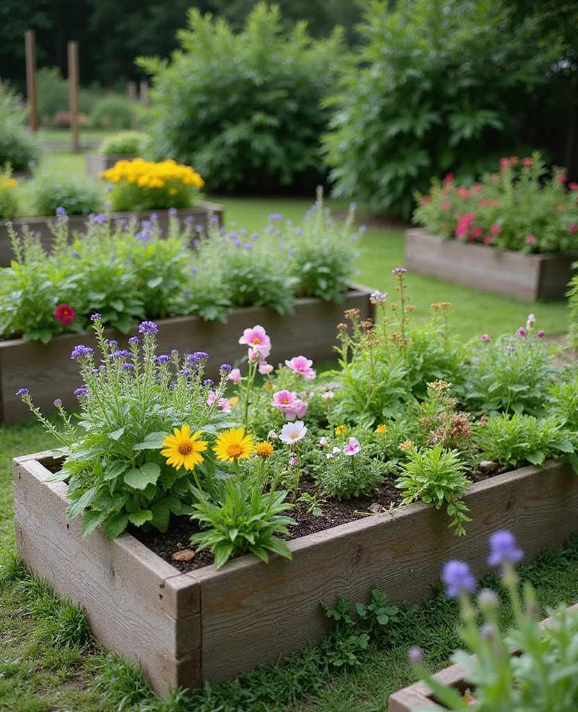 Transform Your Space: 19 Rustic Garden Ideas You’ll Want to Steal ASAP! - 4. Raised Garden Beds