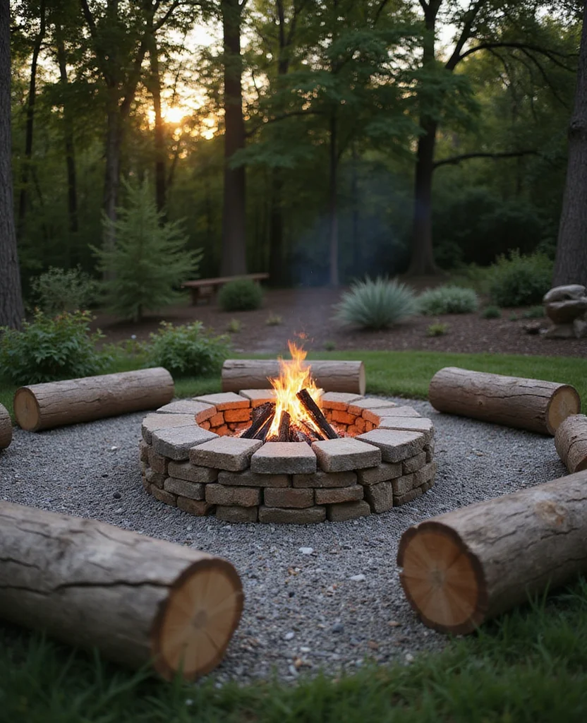 Transform Your Space: 19 Rustic Garden Ideas You’ll Want to Steal ASAP! - 8. Outdoor Fire Pit
