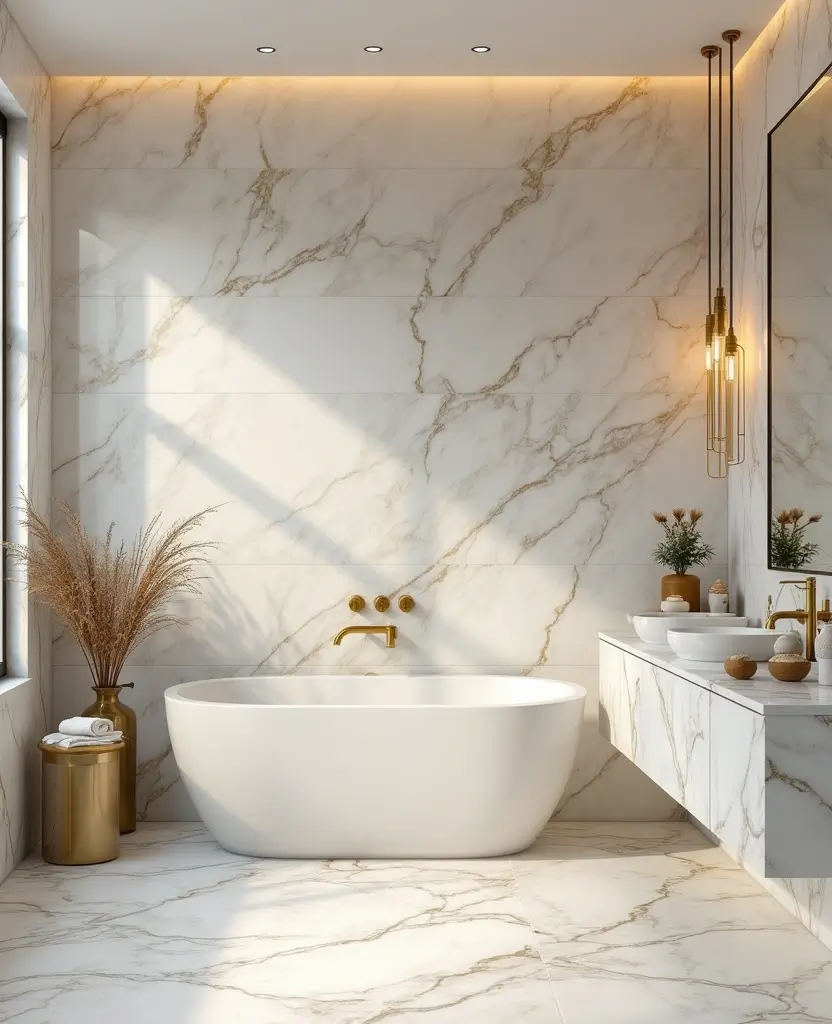 Transform Your Space: 19 White Granite Countertops That Exude Luxury! - 8. Cloudy White with Gold Highlights