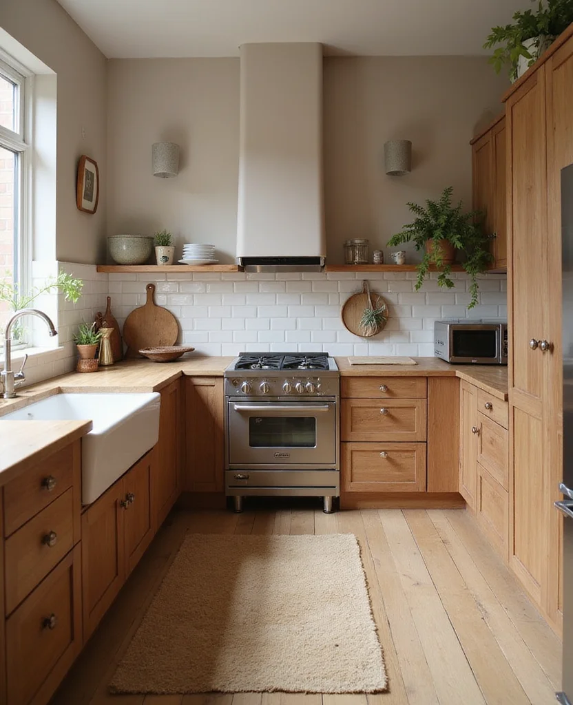 Transform Your Space with 19 Earthy Kitchen Ideas That Are Pure Aesthetic Goals! - 17. Earthy Appliances