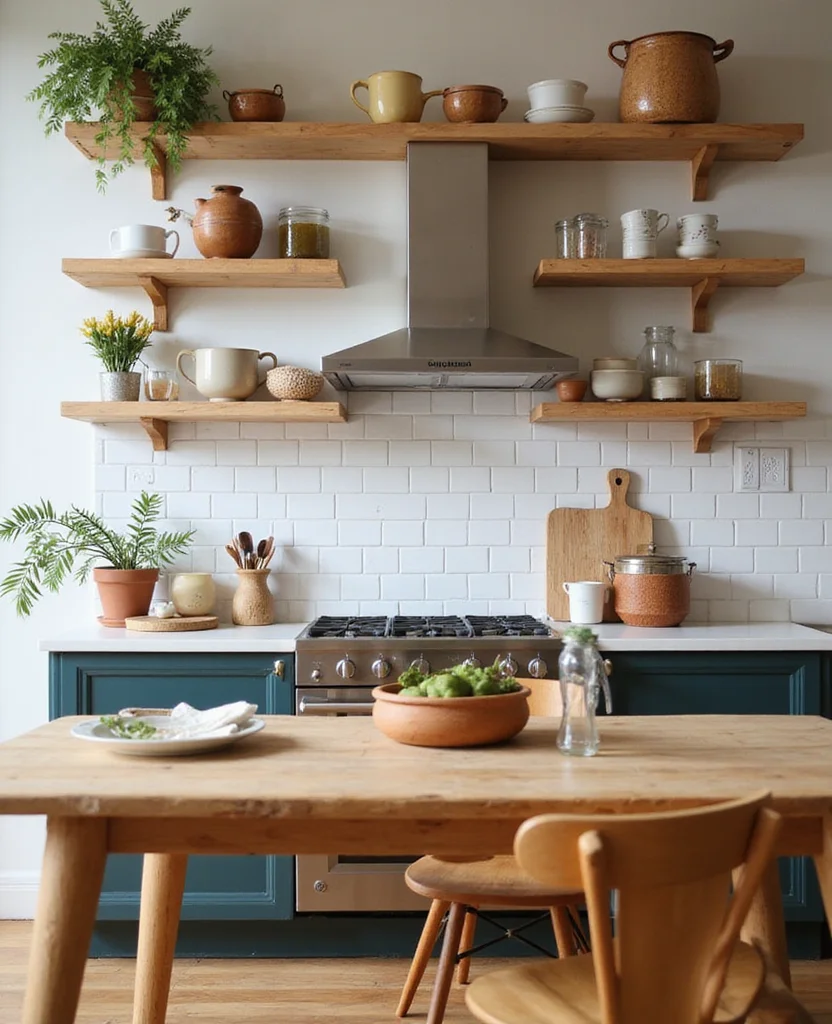 Transform Your Space with 19 Earthy Kitchen Ideas That Are Pure Aesthetic Goals! - 2. Natural Wood Accents