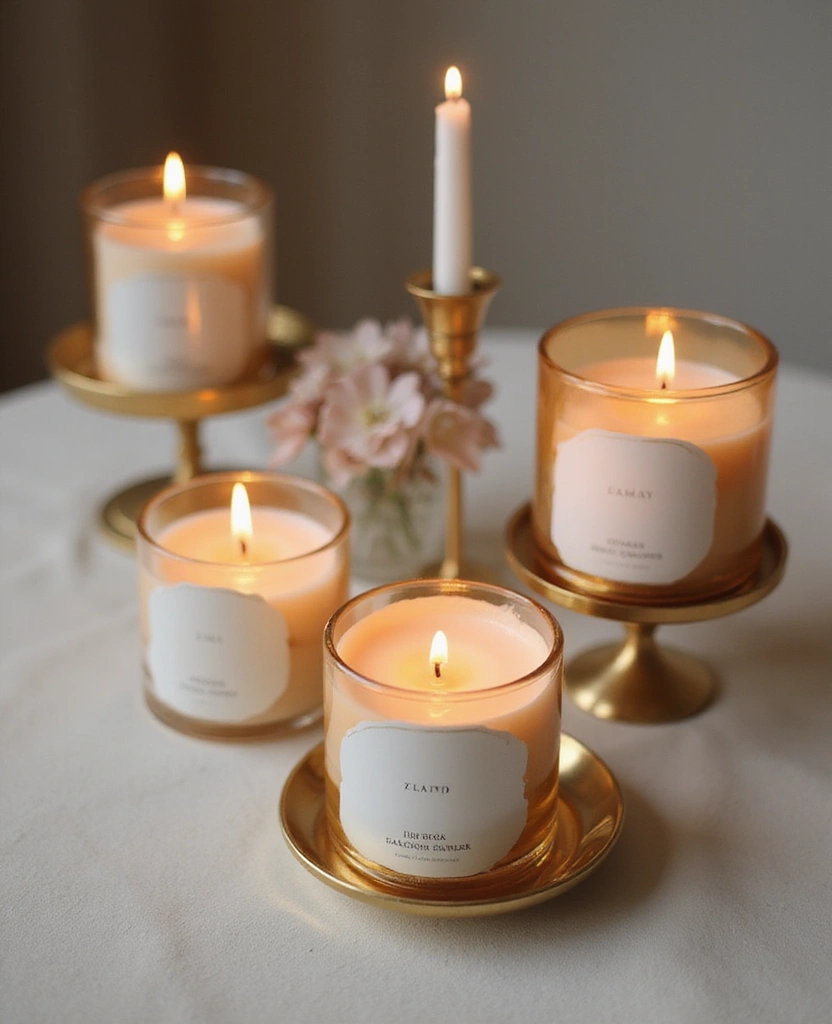 Transform Your Space with These 19 Minimalist Yet Classy New Year Party Décor Ideas! - 15. Classy Scented Candles