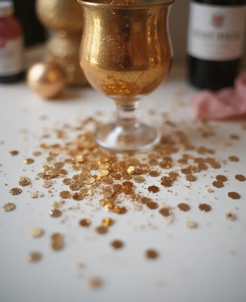 Transform Your Space with These 19 Minimalist Yet Classy New Year Party Décor Ideas! - 18. Elegant Confetti Accents