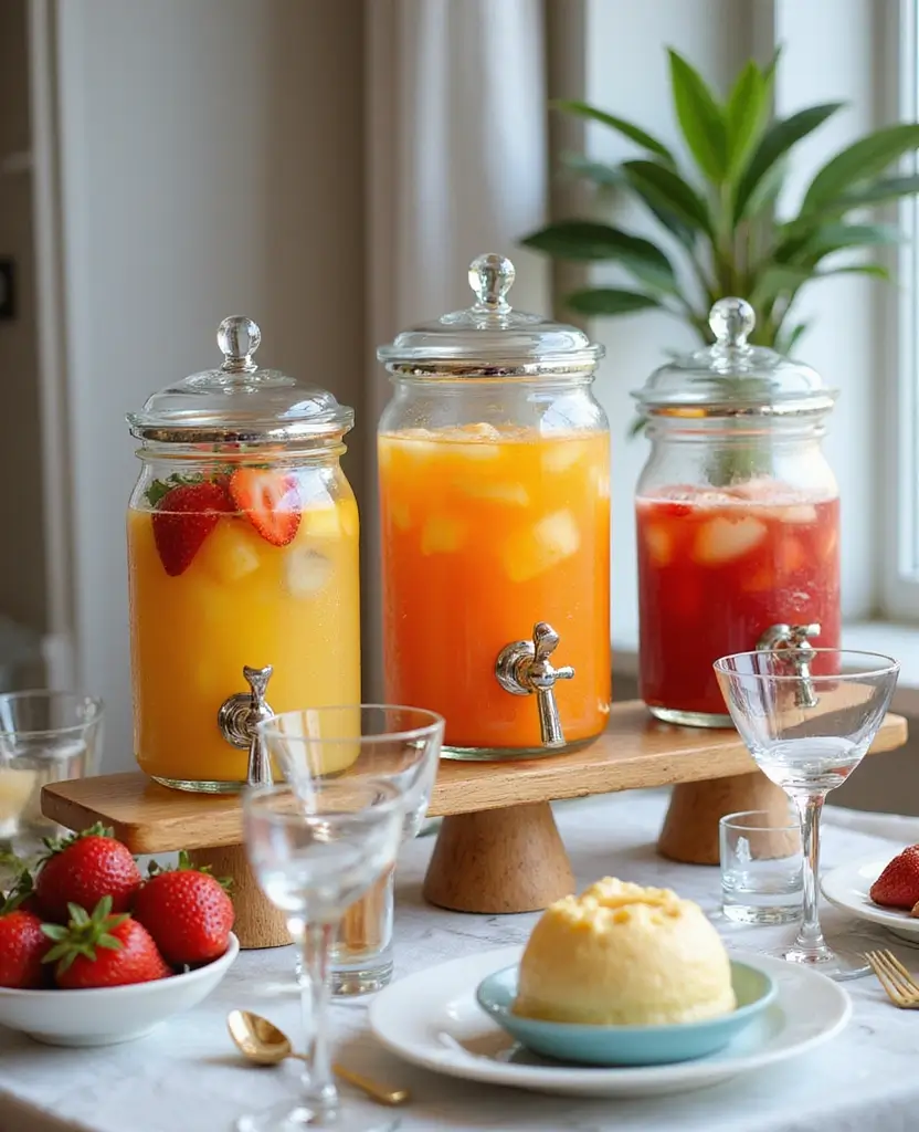 Transform Your Space with These 19 Minimalist Yet Classy New Year Party Décor Ideas! - 5. Stylish Drink Stations