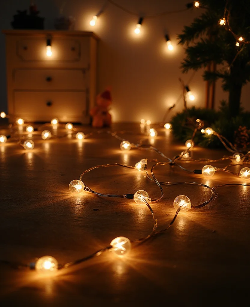 Transform Your Space with These 19 Modern Christmas Decor Ideas (You Won't Believe #7!) - 10. Lights, Lights, Lights!