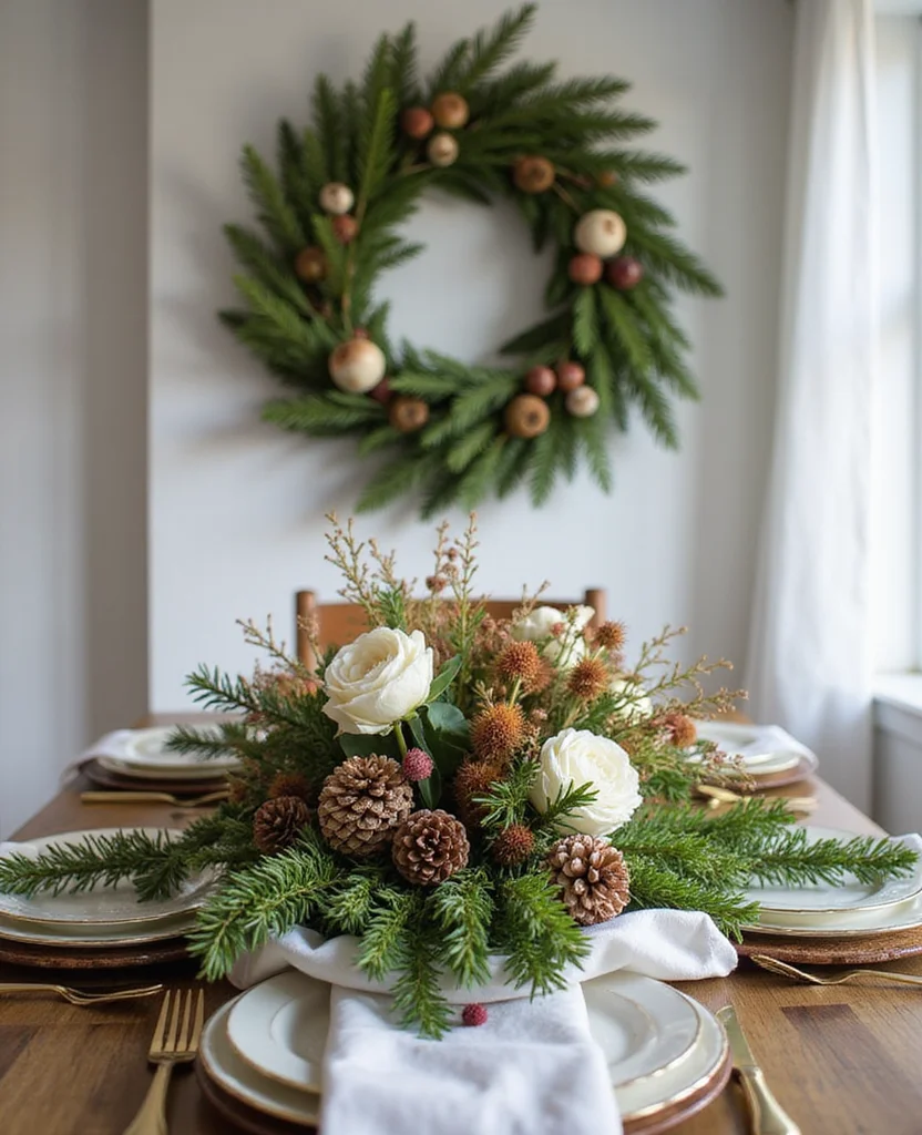 Transform Your Space with These 19 Modern Christmas Decor Ideas (You Won't Believe #7!) - 4. Nature-Inspired Decor
