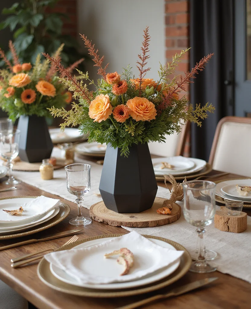 Transform Your Space with These 19 Modern Christmas Decor Ideas (You Won't Believe #7!) - 9. Chic Centerpieces