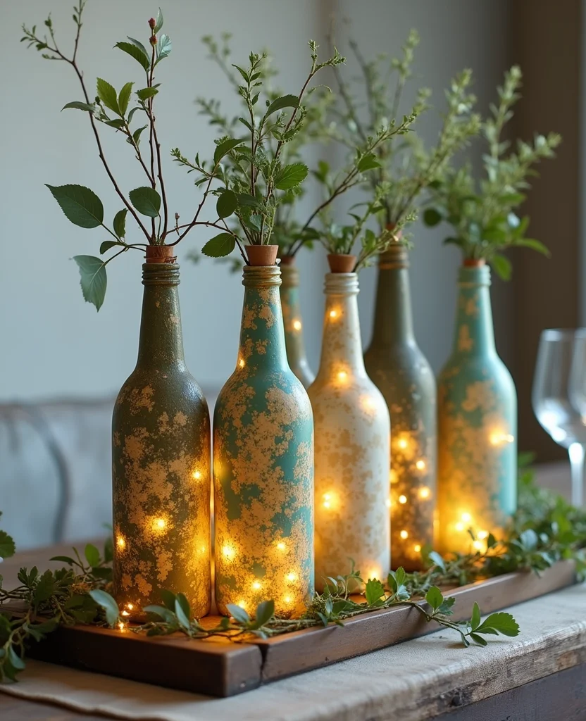 Transform Your Table with These 19 Unforgettable Christmas Centerpiece Ideas! - 17. Creative Upcycled Centerpiece