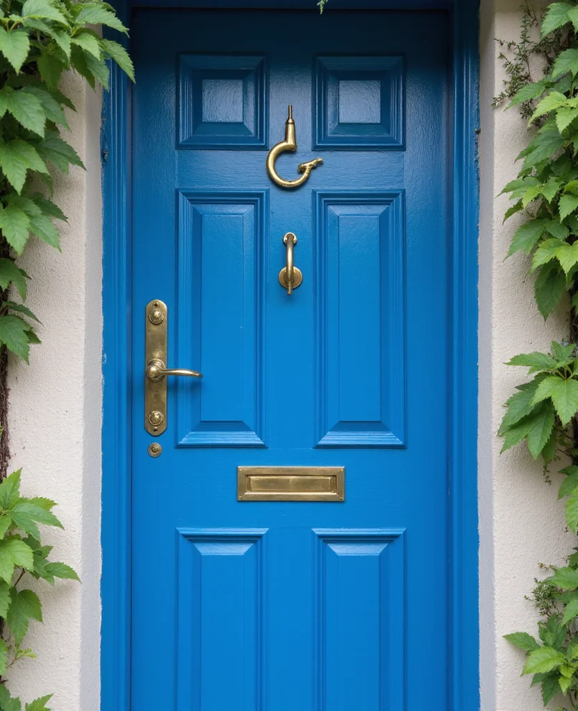 Accent Door Designs Are 2026’s Hottest Home Trend — And No One Saw It Coming! 2 Unlock Your Creativity: 19 Accent Door Designs That'll Make You Say 'Wow!' - 1. Bold Blue Beauty