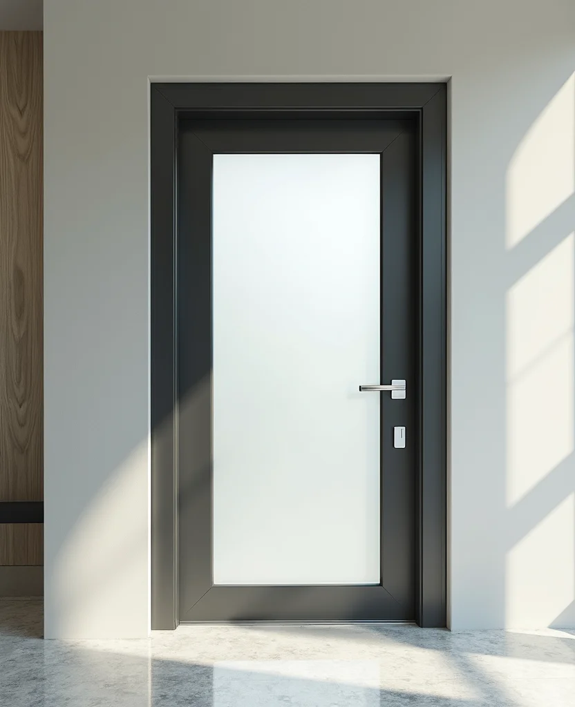 Accent Door Designs Are 2026’s Hottest Home Trend — And No One Saw It Coming! 5 Unlock Your Creativity: 19 Accent Door Designs That'll Make You Say 'Wow!' - 4. Geometric Glass Delight