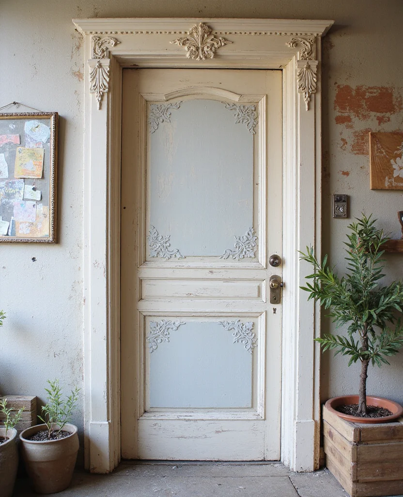Unlock Your Creativity: 19 Decorative Door Trim Ideas You Can't Miss! - 14. Stenciled Trim Designs
