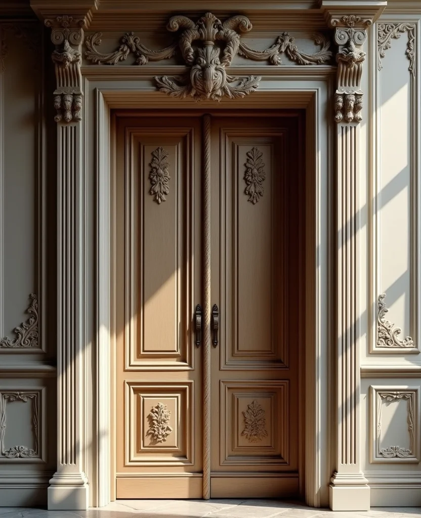 Unlock Your Creativity: 19 Decorative Door Trim Ideas You Can't Miss! - 5. Intricate Molding