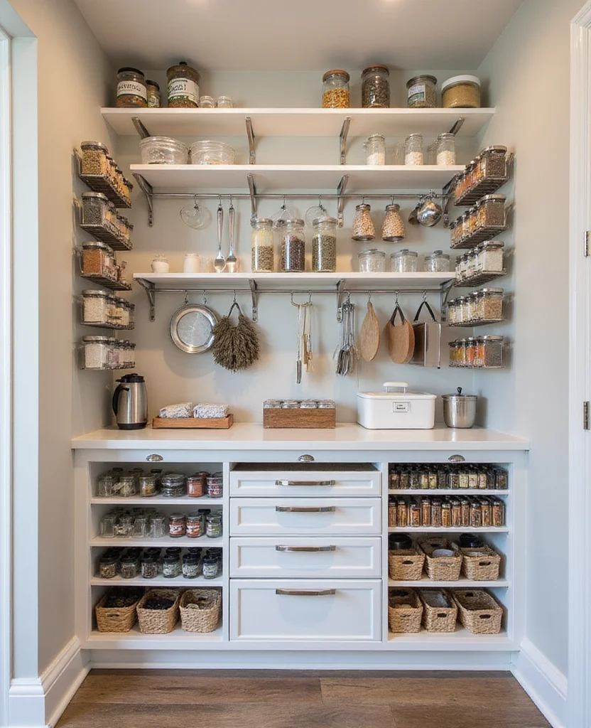 Unlock the Secret: 19 Small Pantry Ideas That Transform Your Storage (Say Goodbye to Clutter!) - 1. Vertical Storage Solutions