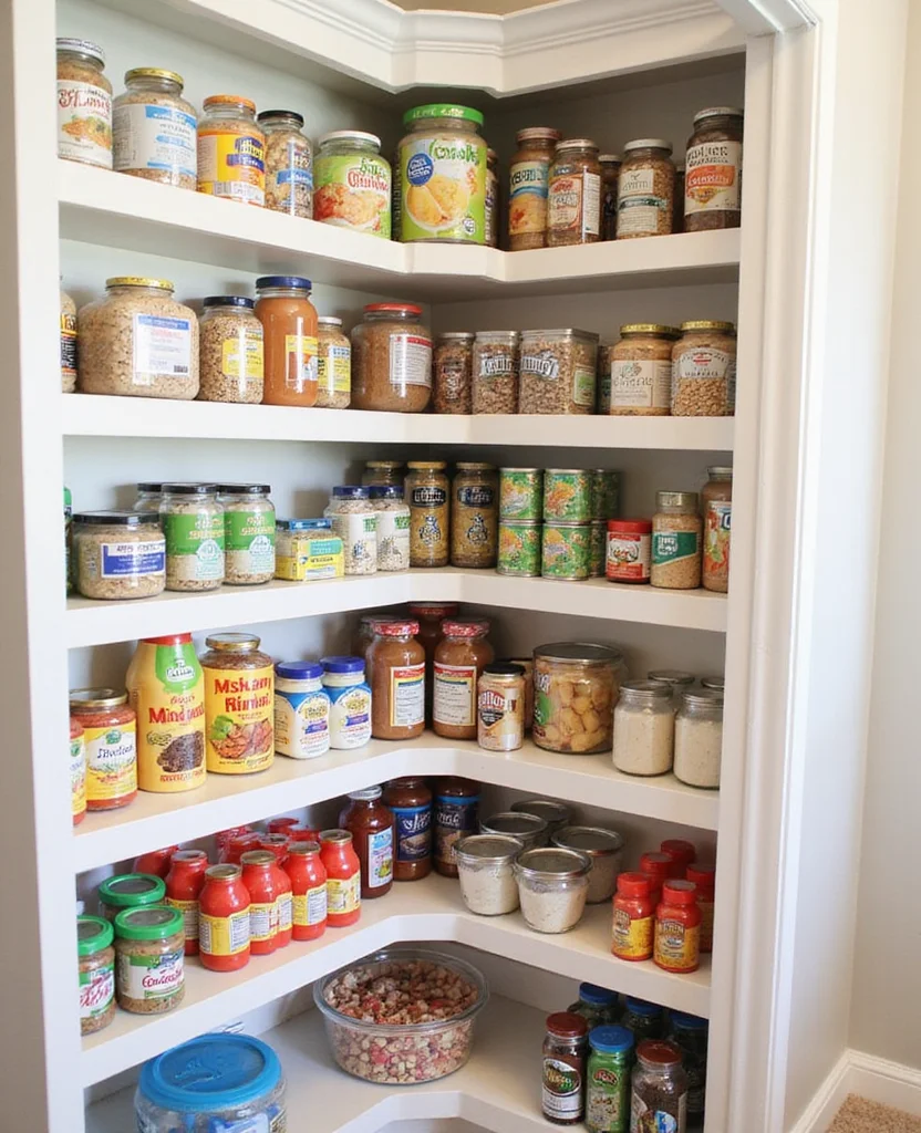 Unlock the Secret: 19 Small Pantry Ideas That Transform Your Storage (Say Goodbye to Clutter!) - 14. Utilize Corner Space