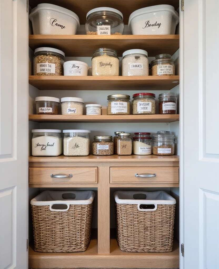 Unlock the Secret: 19 Small Pantry Ideas That Transform Your Storage (Say Goodbye to Clutter!) - 16. DIY Pantry Labels