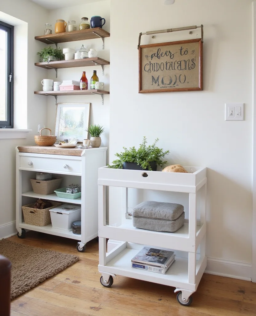 Unlock the Secret: 19 Small Pantry Ideas That Transform Your Storage (Say Goodbye to Clutter!) - 3. Multi-Functional Furniture