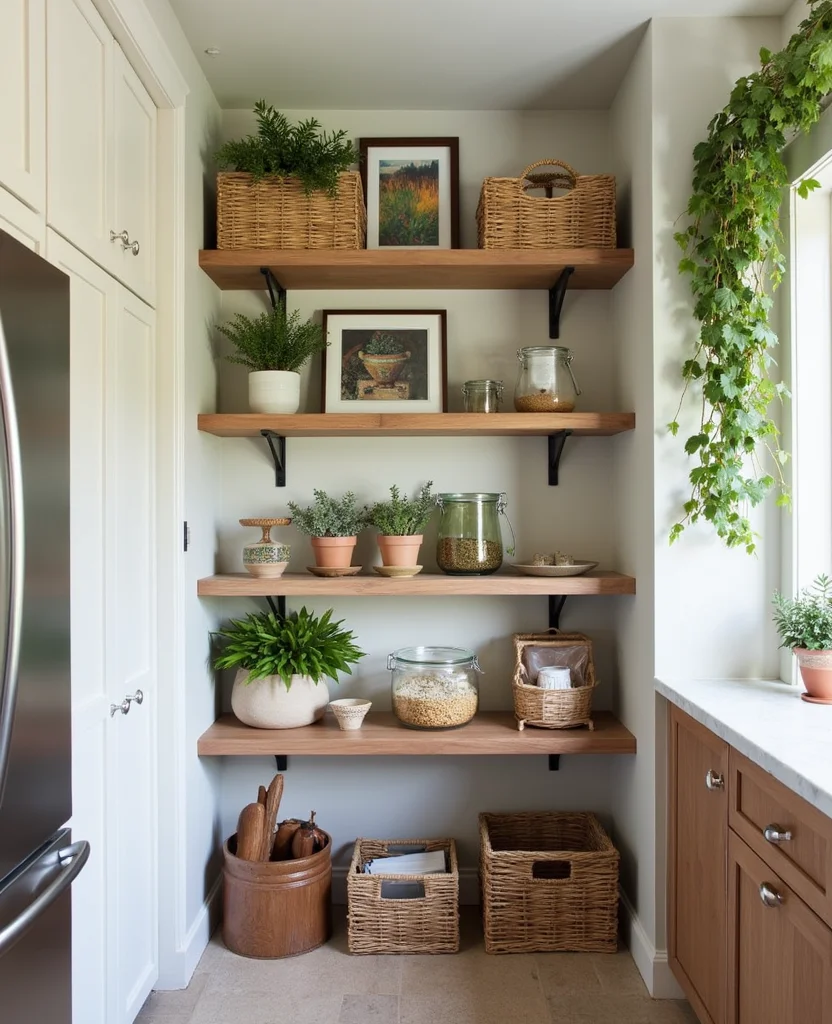 Unlock the Secret: 19 Small Pantry Ideas That Transform Your Storage (Say Goodbye to Clutter!) - 9. Utilize Empty Wall Space