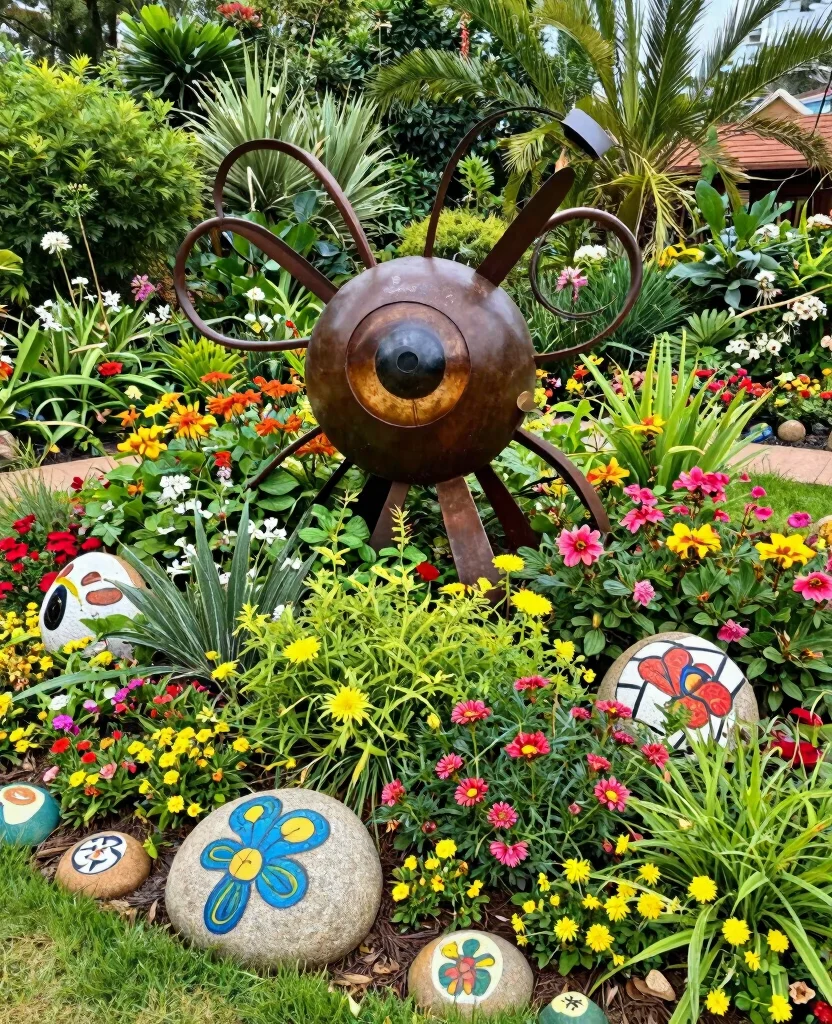 19 Aesthetic Garden Ideas That Will Transform Your Outdoor Oasis (You Won't Believe #7!) 182 19 Aesthetic Garden Ideas That Will Transform Your Outdoor Oasis (You Won't Believe #7!) - 17. Garden Art Installations 1