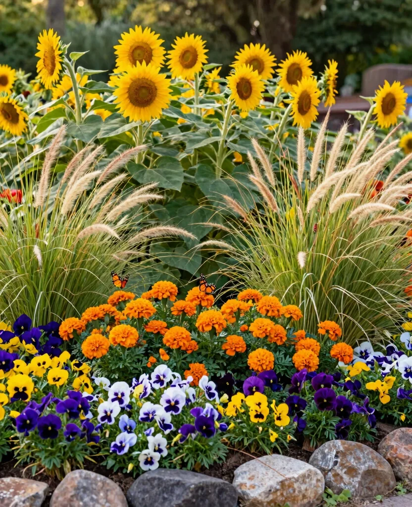19 Aesthetic Garden Ideas That Will Transform Your Outdoor Oasis (You Won't Believe #7!) 35 19 Aesthetic Garden Ideas That Will Transform Your Outdoor Oasis (You Won't Believe #7!) - 4. Colorful Flower Beds 1
