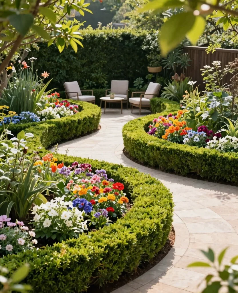 19 Beautiful Hedge Landscaping Ideas That Will Transform Your Yard into a Paradise! - 3. Curved Hedges for Flow