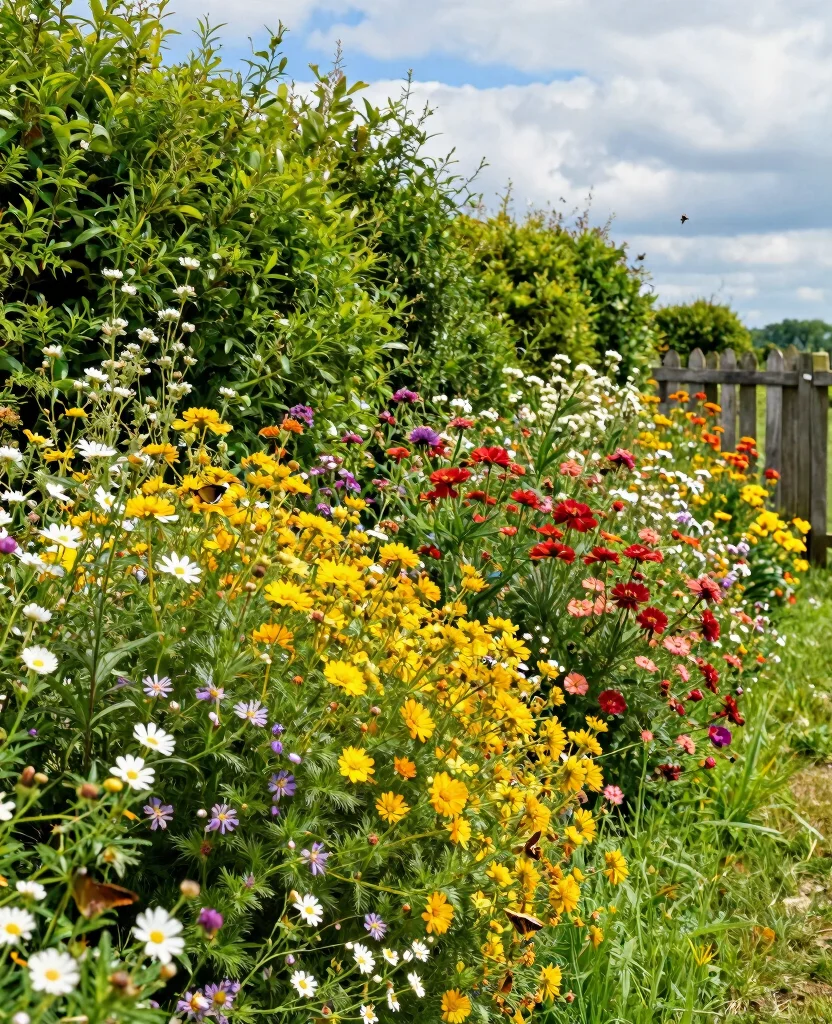 19 Beautiful Hedge Landscaping Ideas That Will Transform Your Yard into a Paradise! - 5. Flowering Hedgerows