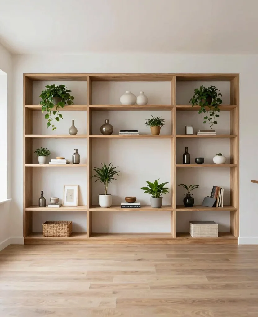 19 Clever Living Room Built-In Shelving Ideas That Maximize Your Space (You’ll Love #7!) 192 19 Clever Living Room Built-In Shelving Ideas That Maximize Your Space (You’ll Love #7!) - 18. Built-Ins for Open Floor Plans