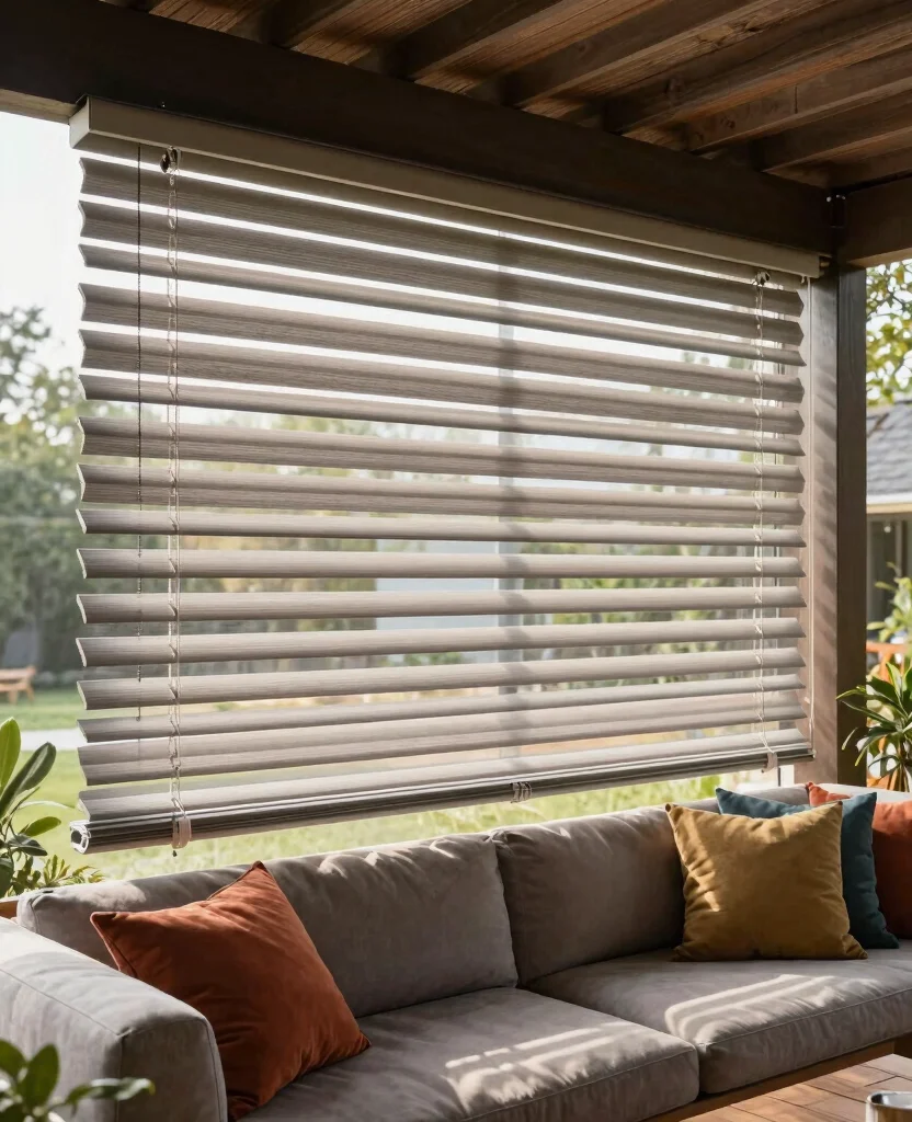 19 Deck Privacy Ideas That Will Transform Your Outdoor Space into a Cozy Retreat! - 10. Outdoor Blinds 1