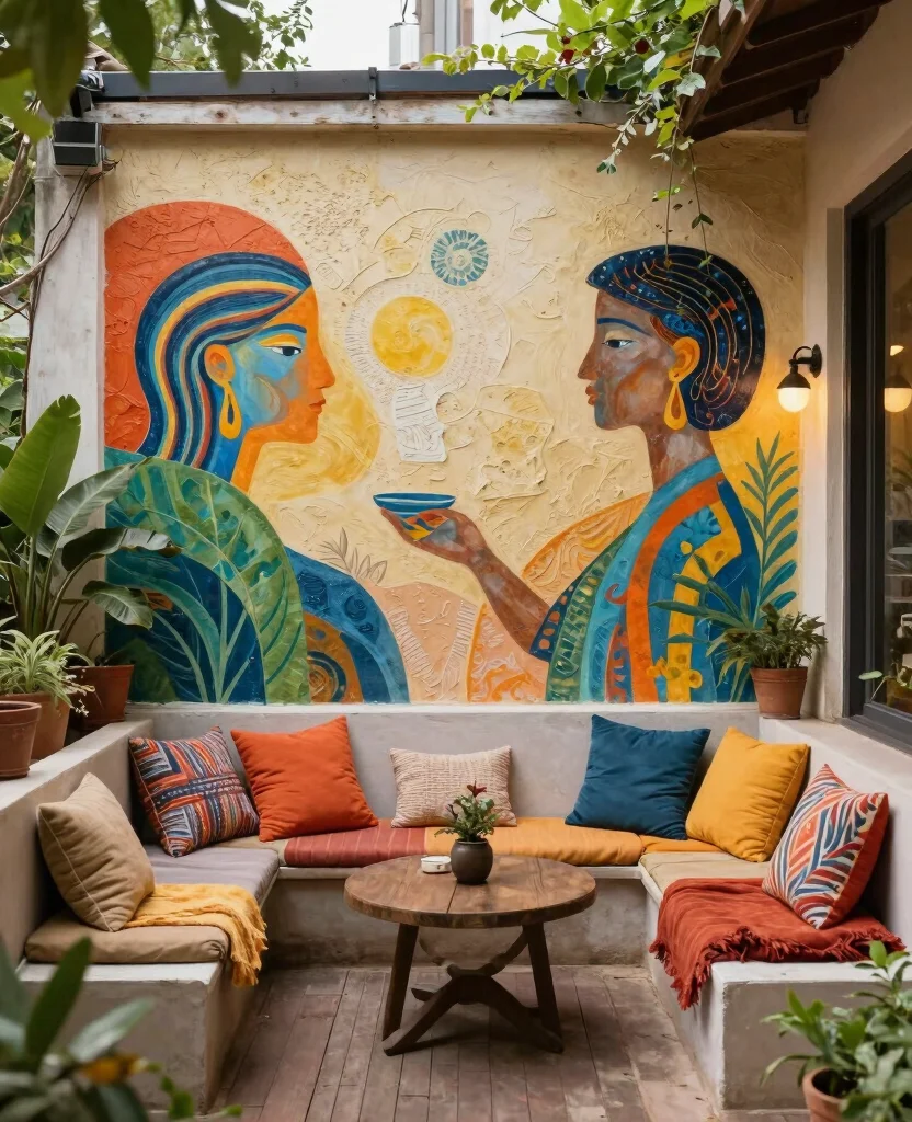 19 Deck Privacy Ideas That Will Transform Your Outdoor Space into a Cozy Retreat! - 16. Decorative Walls 1