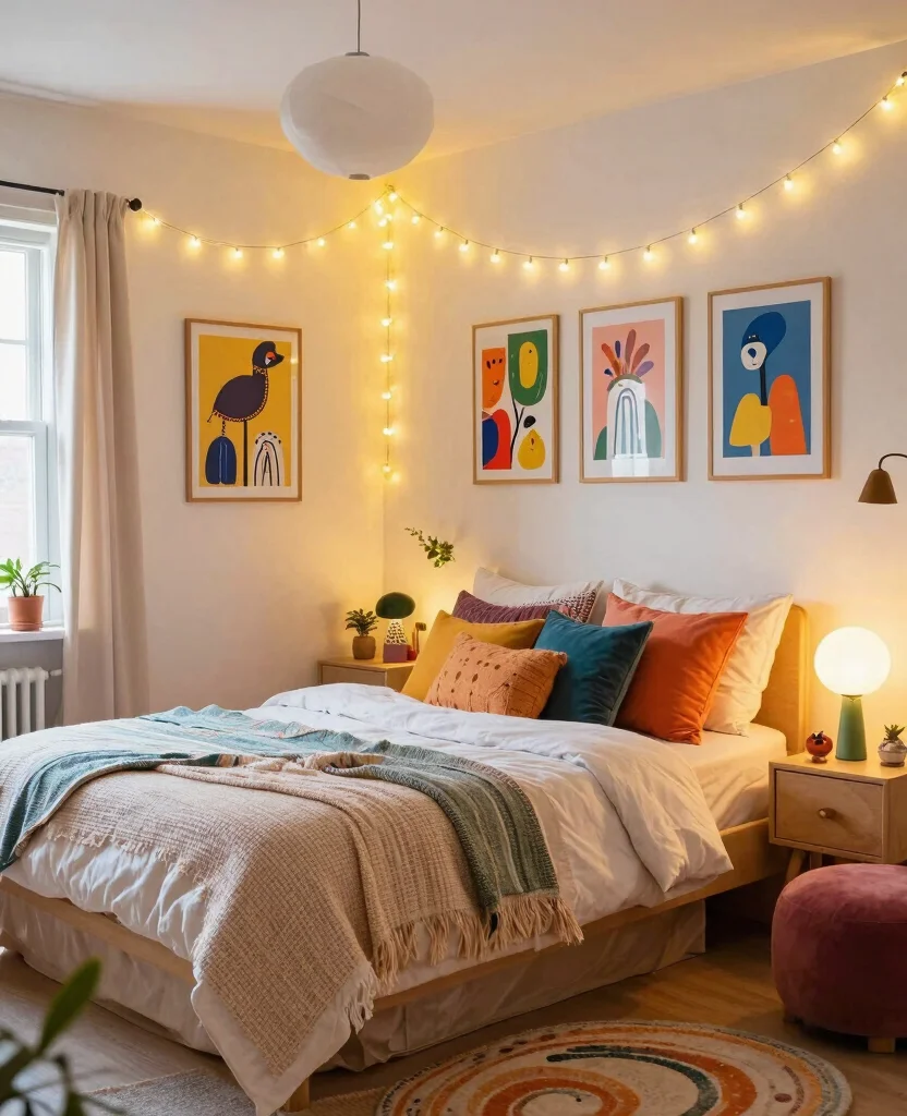 19 Eclectic Bedroom Ideas That'll Make You Want to Redecorate Right Now! - 12. Whimsical Wonder