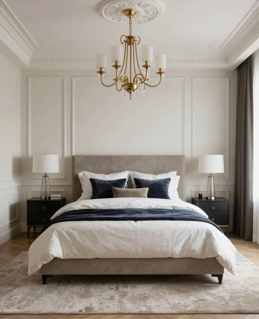 19 Eclectic Bedroom Ideas That'll Make You Want to Redecorate Right Now! - 19. Timeless Elegance