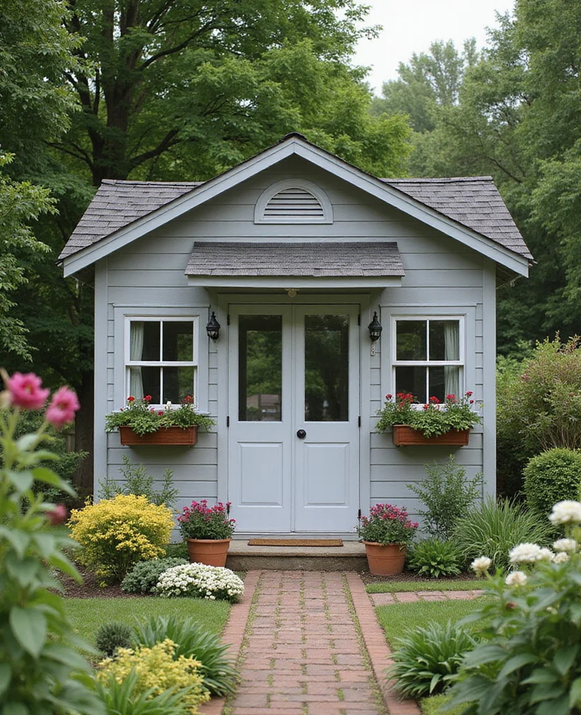 19 Enchanting Cottage Core Backyard Ideas That'll Transform Your Space into a Fairytale! 103 19 Enchanting Cottage Core Backyard Ideas That'll Transform Your Space into a Fairytale! - 10. Set Up a Garden Shed