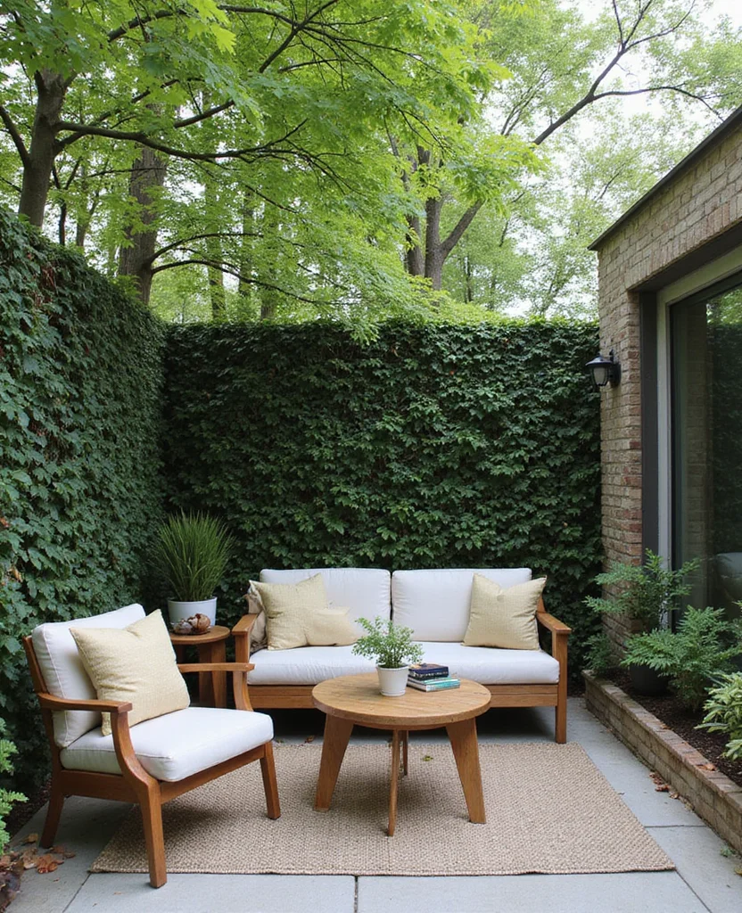 19 Enchanting Cottage Core Backyard Ideas That'll Transform Your Space into a Fairytale! 125 19 Enchanting Cottage Core Backyard Ideas That'll Transform Your Space into a Fairytale! - 12. Create a Natural Privacy Screen