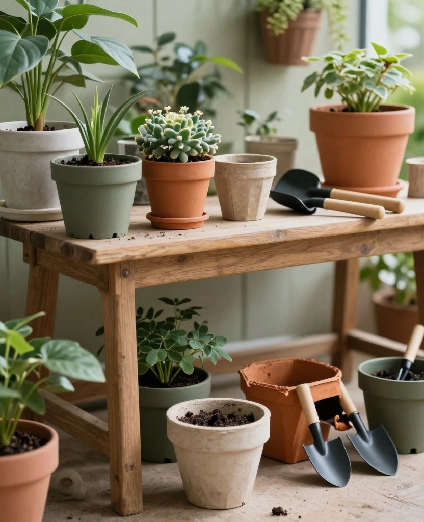 19 Enchanting Cottage Core Backyard Ideas That'll Transform Your Space into a Fairytale! 160 19 Enchanting Cottage Core Backyard Ideas That'll Transform Your Space into a Fairytale! - 15. Design a Potting Station