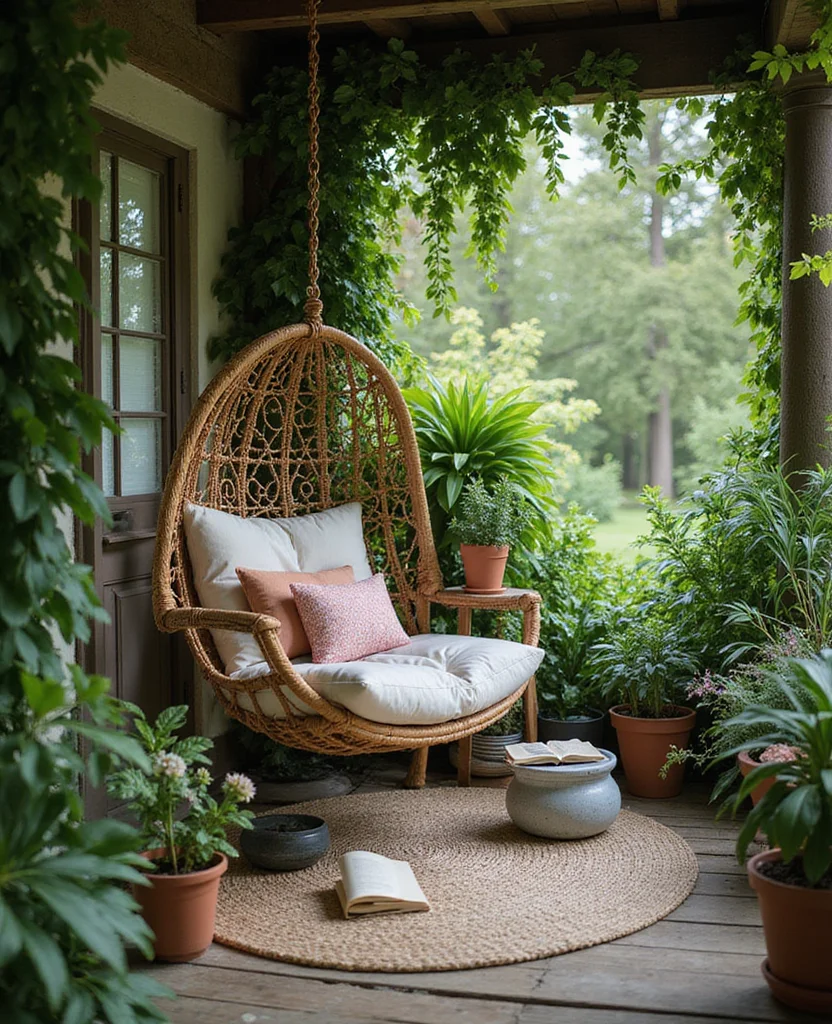 19 Enchanting Cottage Core Backyard Ideas That'll Transform Your Space into a Fairytale! 24 19 Enchanting Cottage Core Backyard Ideas That'll Transform Your Space into a Fairytale! - 3. Create a Cozy Reading Nook